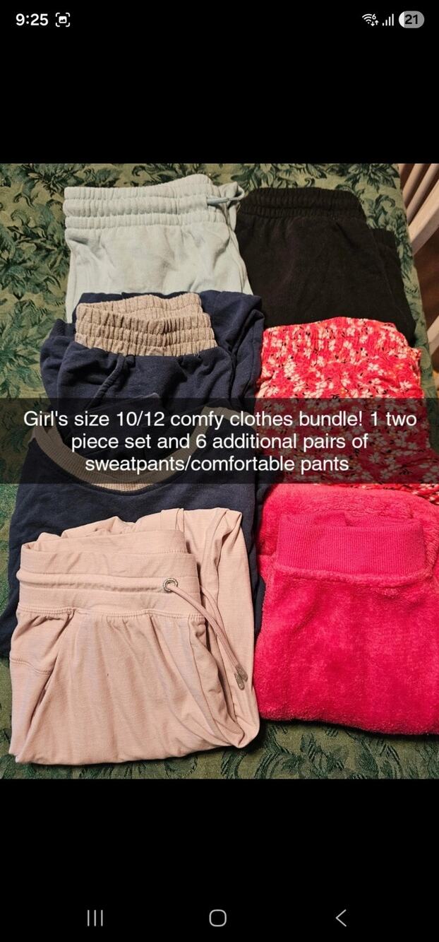 Girl's size 10/12 pants bundle